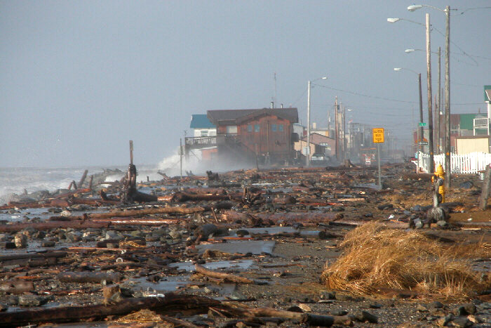 Storm of 2004: Front Street, Nome