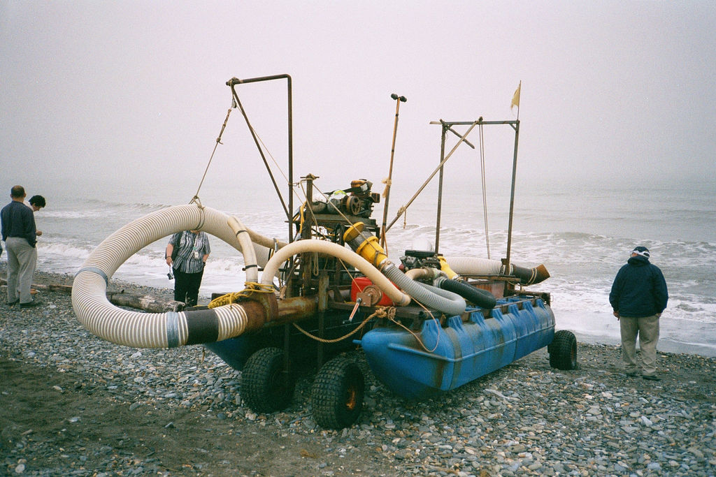 Gold Dredge on the Bering Sea. Photo: Paula Braga, Creative Commons.