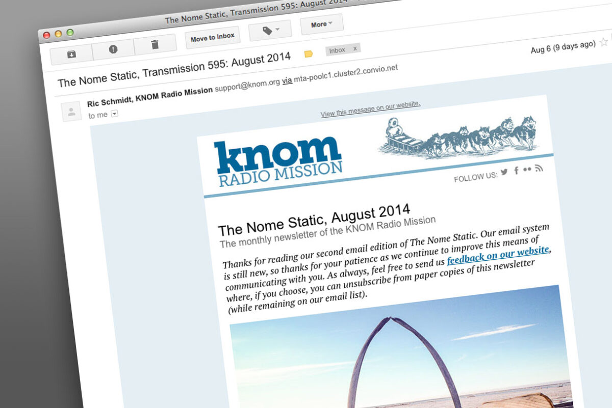 August 2014 Email Static Screenshot