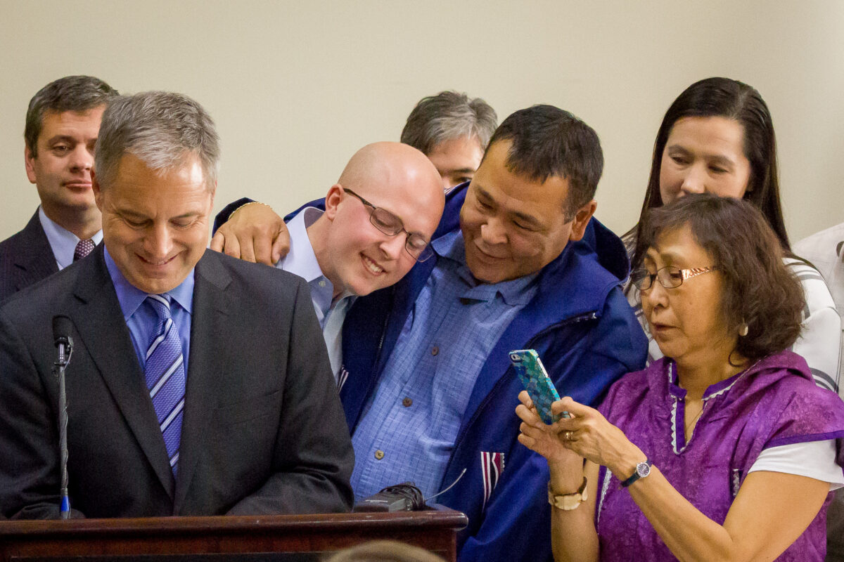 Governor Parnell signs Alaska Native language bill