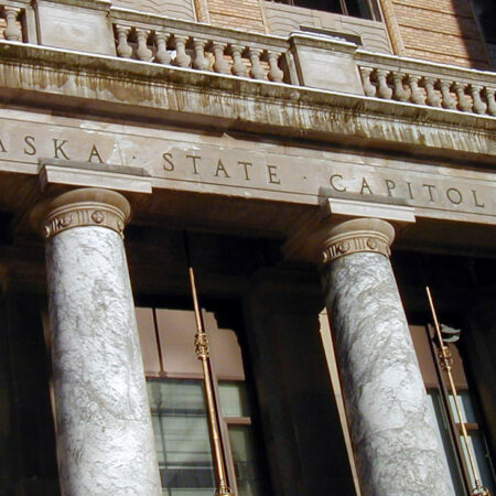 The state capitol building in Juneau in May 2003. Photo: Kenneth John Gill, Wikimedia Commons.