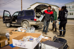 2015 e-Waste Pickup in Nome