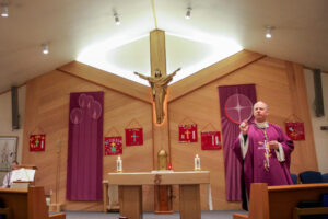 Bishop Chad celebrates Mass in Nome, December 2015