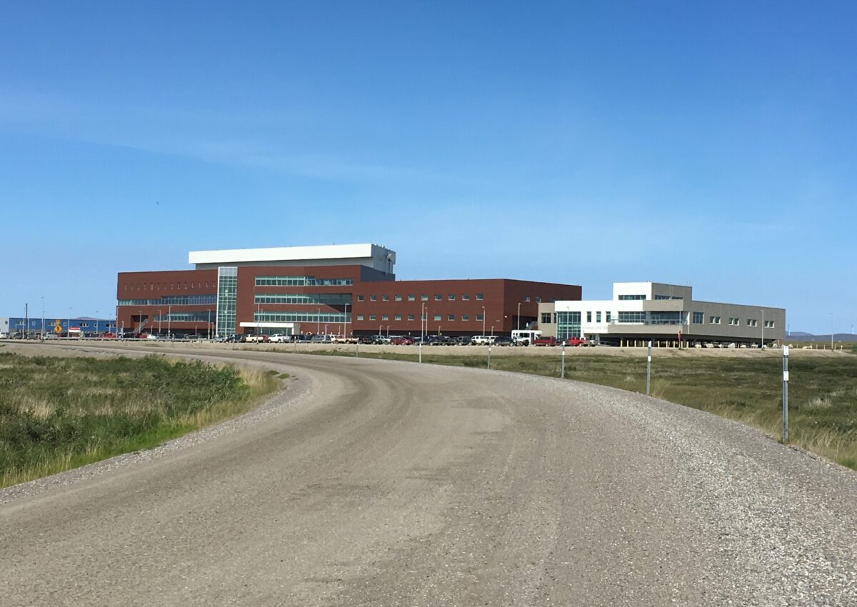 Nome's Norton Sound Regional Hospital. Photo: Margaret DeMaioribus/KNOM (2016)