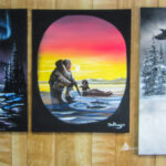 Three Don Henry paintings