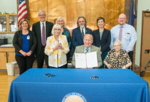 Two Bills are now effect to provide better care and services to elderly people and "vulnerable adults" Photo Credit: Governor's Office, used with permission. (2017)