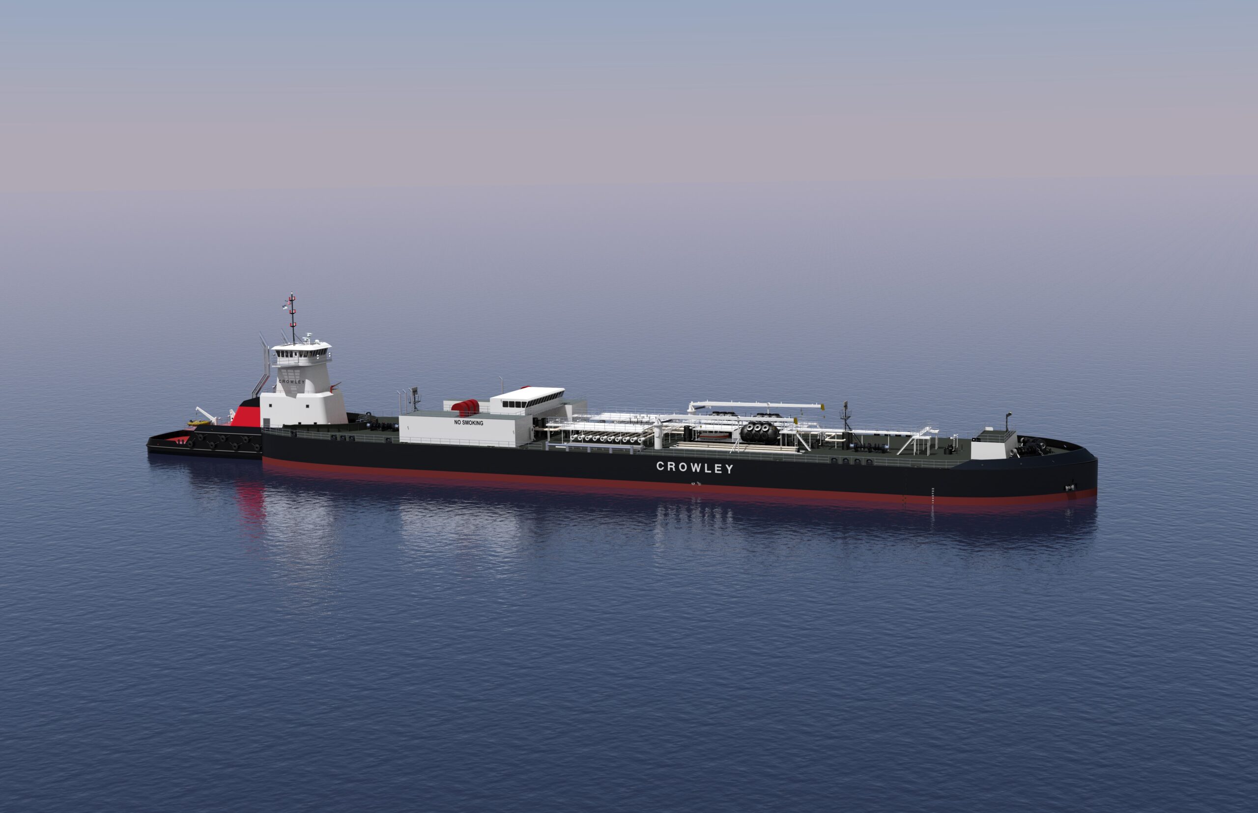 New ATB to be constructed for Alaskan waters. Crowley expects it to begin deliveries in late 2019. Photo: Used with permission from Crowley Fuels (2018)