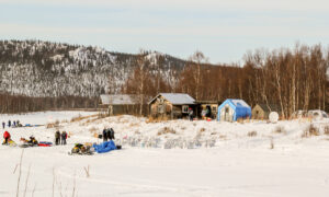 Landscape of the remote Iditarod checkpoint