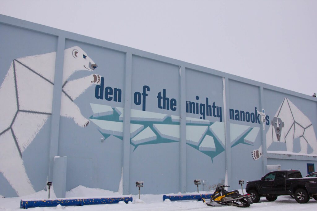 Exterior building of Nome Beltz Highschool