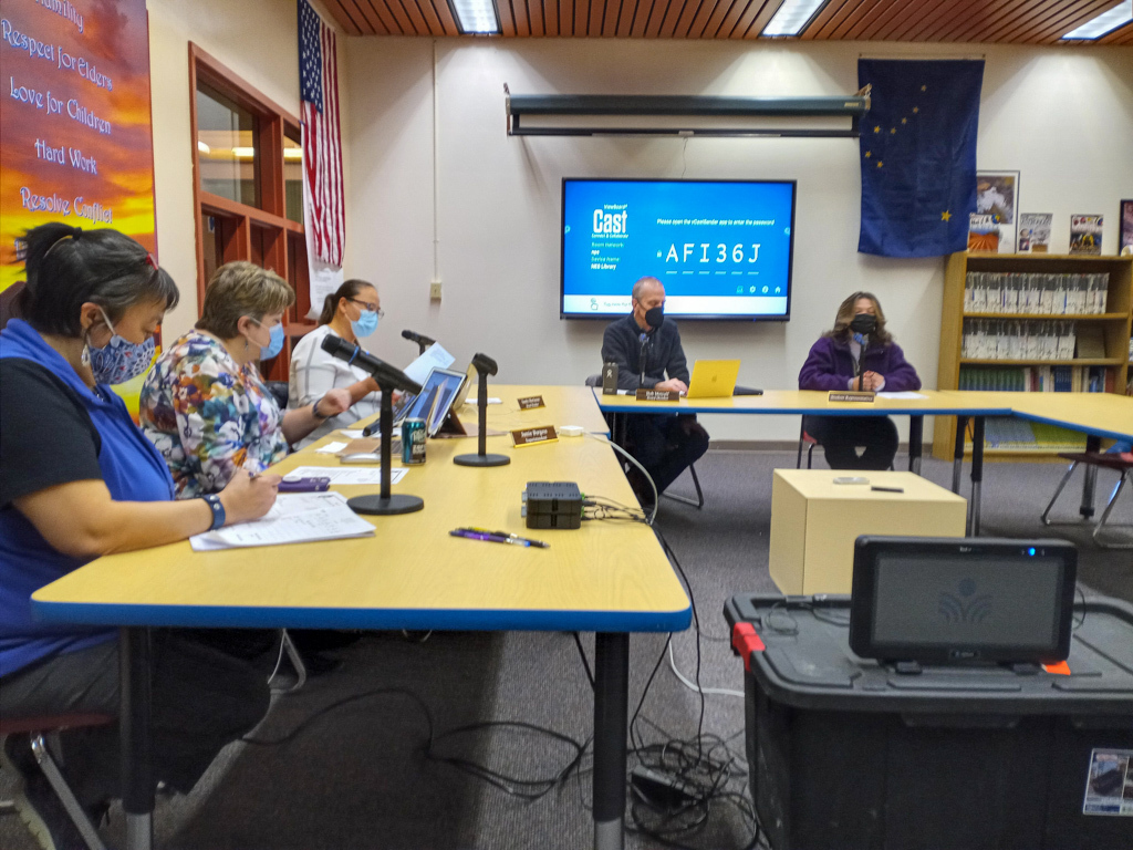 Nome School Board meeting