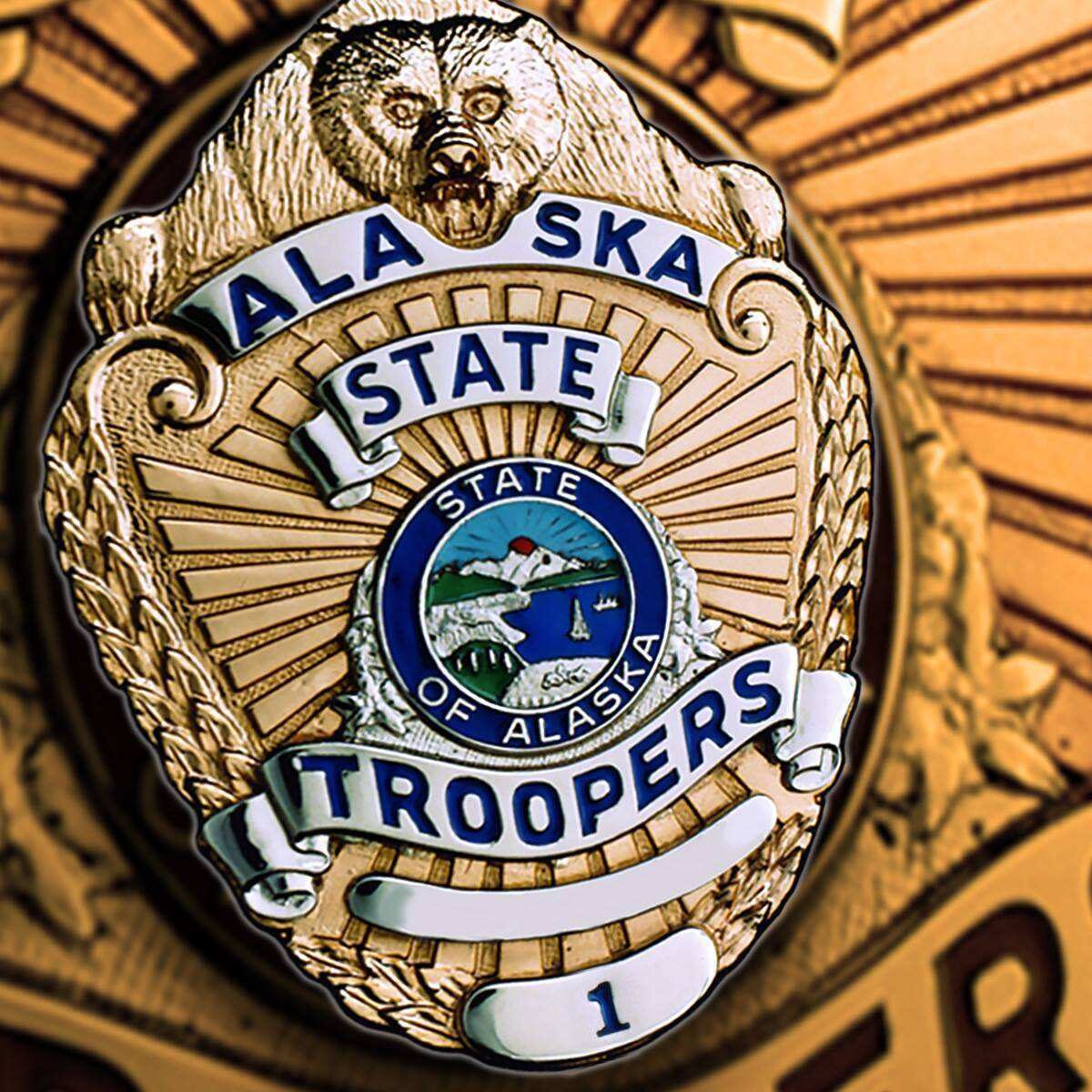 The badge of the Alaska State Troopers.