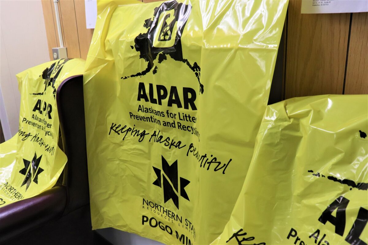 Garbage bags for the U Call We Haul cleanup event are available at Nome City Hall.