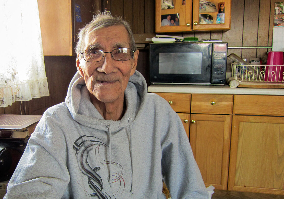 Patrick Omiak, an elder from Little Diomede, Alaska